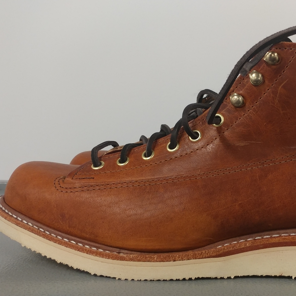 Chippewa 1958 Original Lace-to-Toe Tan Boots
